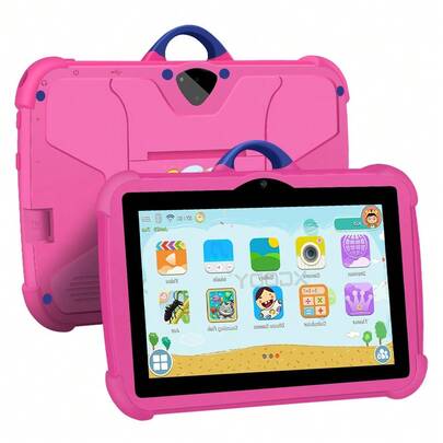 7Inch Kids Tablet,Tablet For Kids With WiFi,1GB RAM 16GB ROM,Dual Camera,Parental Control,Pre-Installed APPs,Games,Learning Educational Toddler Tablet With Case,Children's Day Gifts, Gifts For Boys, Gifts For Girls, Holiday Gifts, Birthday Party Gifts, Perfect Gifts, School Opening Gifts