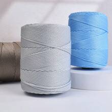 230米冰丝亮丝线细冰丝混纺编织棉线适用于DIY手工编织包包帽子手提包帽子 - 彩色 - 查看 3