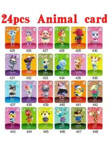 Sanrio Populares tarjetas Amiibo del juego Animal Crossing New Horizons con personajes como Ankha, Marshal, Maple para y 3DS, selección de la serie 1-5 de tarjetas NFC mini