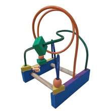 Educational Educational Toy In Wooden Wire Size M Roller Coaster - Nhiều màu - Xem 4