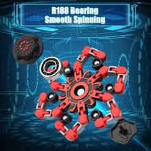 10/15pcs Random Fidget Spinners, DlY Deformable Robot Fingertip Toys,Decompression Spinner, Deformable Creative Mechanical Gyro Toys, Party Supplies - Nhiều màu - Xem 3