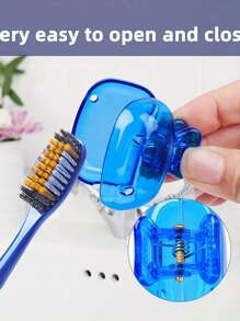 2/3/5pcs Toothbrush Holders Portable Plastic Toothbrush Cover Travel Toothbrush Storage Case