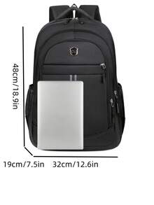New Stylish Minimalist Versatile Casual Sporty Lightweight Travel Commute Large Capacity Multi-Pocket Laptop Umbrella Backpack For Men - Multicolor - View 2