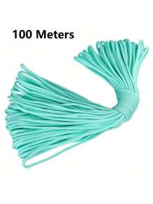 10/50/100M Black Nylon Macrame Cord - Versatile Braided String For Bracelets, Shamballa Rope & Crafts, 0.5-4mm Thickness