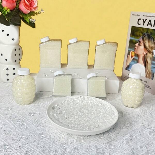 50000pcs Clear Water Beads, Vase Filling Hydrogel Beads, Suitable For Pearl Candle Centerpieces, Wedding Centerpieces, Flower Arrangements, Christmas Decorations