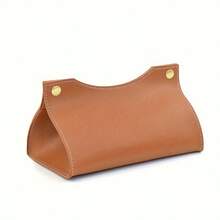 1 Customized Leather Tissue Box With Personalized Name Printing, Personalized Dust-Proof Tissue Box, Suitable For Home Living Room Desktops, Car Tissue Organizing Boxes, Party Supplies, Mother's Day Gifts, Artistic Handmade Sewing Accessories, Bohemian Style - Multicolor - View 8