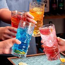 1pc Big Eye Monster Face Tiki Glass, Creative Cocktail/Juice Cup For Restaurant, Bar
