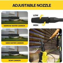 2025's Hottt-Panana High Prsure Washer, 130 Bar Prsure Portable For Home Garden Driveway Use  A Range Of Accri-Parent - Bildfarbe - View 2