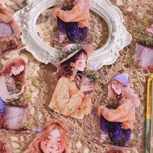 30Pcs Scrapbook Stickers PET Material Journaling Scrapbooking Junk Journal Crafts Embelishment Decoration Diary Stickers,School Supplies,Back To School - Multicolor - View 7