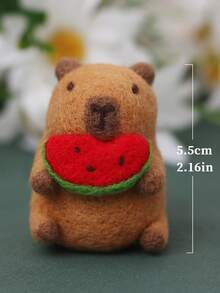 Watermelon & Capybara Felt DIY Craft Kit - Multicolor - View 4
