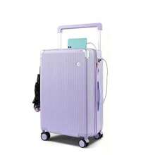 Nueva maleta de viaje de gran capacidad con estilo de moda, con candado TSA, bolsillo para laptop, ruedas giratorias de 360 grados, equipaje de viaje duradero, adecuado para viajes de negocios, hombres y mujeres, idea de regalo, bolsa esencial de viaje para la escuela, accesorios escolares, artículos escolares