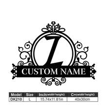1 Logotipo de arte en metal fino - Logotipo personalizado con apellido, diseño de nombre, decoración del hogar con iniciales personalizadas en miniatura, estilo clásico, decoración de pared duradera montada en la pared para fiestas temáticas, regalos entrañables perfectos para amigos y familiares, regalos de boda personalizables, multifuncional, duradero, ornamental, reutilizable, exquisito, elegante, de alta calidad, colorido, moderno, personalizado, único, decoración del hogar, colgantes de pared personalizados - Multicolor - Ver 148