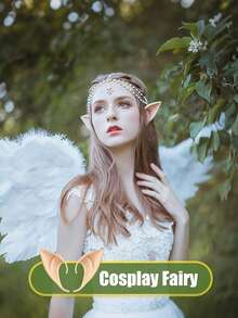 8 Pairs TPR Ears For Cosplay, Anime Costume Halloween Christmas Party Masquerade Accessories - Realistic Fairy Ear Tips - Multicolor - View 9