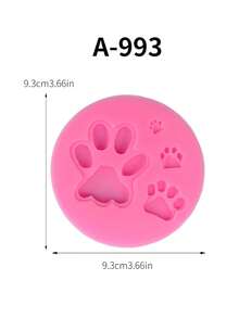 1pc Cat Paw Shaped Silicone Mold, DIY Handcraft Art, Resin Casting, Decor, Fragrance Diffuser - Multicolor - View 9