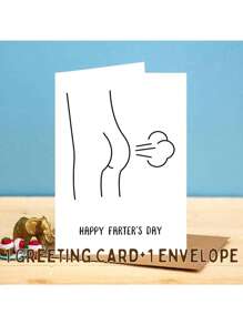 Tarjeta de felicitación divertida para el Día del Padre, regalo para el Día del Padre para papá que incluye sobre, Día de la Madre, graduación