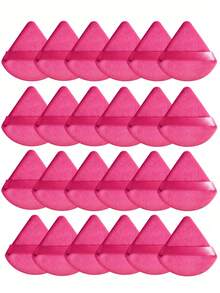 24 bông phấn trang điểm hình tam giác bằng nhung, bông phấn trang điểm mặt, bông phấn trang điểm tái sử dụng, bông phấn trang điểm mặt và mắt, bông phấn trang điểm nền mềm mại, dụng cụ trang điểm khô, dụng cụ trang điểm có thể làm sạch cho mọi loại da, trang điểm, giá rẻ, trang trí phòng, bàn trang điểm, du lịch, phòng ngủ, phụ kiện trang điểm, bông phấn, bông tán trang điểm, bông phấn, mút trang điểm, giá rẻ, quà tặng Giáng sinh, trang điểm, dụng cụ trang điểm, đồ rẻ tiền, quà tặng, quà tặng cho phụ nữ, quà Giáng sinh, quà tặng khuyến mãi, du lịch, đồ rẻ tiền, đồ dùng cần thiết khi đi du lịch - Màu Hồng Tươi - Xem 13