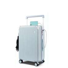 New Wide Handle Large Capacity Fashion Password Multi-Functional Trolley Luggage, Durable Large Capacity Suitcase With Computer Pocket, Spinner Wheels, And TSA Lock, Suitable For Business Travel, Men And Women, A Great Gift