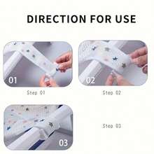 婴儿浴缸支撑座垫，柔软防滑浴垫带枕头，可调节聚酯纤维浴缸网，适合 0-3 岁婴儿 - 圣诞节、感恩节和新年的理想礼物 - 彩色 - 查看 5