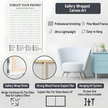 1PC Bathroom Word Search Sign Funny Farmhouse Bathroom Wall Art Decor Forgot Your Phone Puzzles Word Search Hanging Art Print Poster Fun Wall Decorations - Nhiều màu - Xem 8