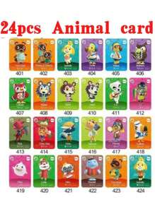 Sanrio Populares tarjetas Amiibo del juego Animal Crossing New Horizons con personajes como Ankha, Marshal, Maple para y 3DS, selección de la serie 1-5 de tarjetas NFC mini