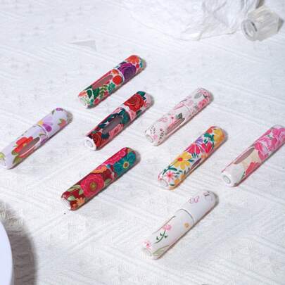 5ML Refillable Perfume Spray Bottle - Elegant Floral Collection - Bottom-Fill Travel Atomizer - Leakproof & Portable, Available In Multiple Designs, Perfume Bottle