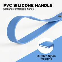 PVC Dog Leash, Suitable For Training And Walking, Waterproof, Odor-Proof, Rust-Proof, Easy To Clean, Suitable For All Dogs - Blue - View 3
