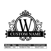 1 Logotipo de arte en metal fino - Logotipo personalizado con apellido, diseño de nombre, decoración del hogar con iniciales personalizadas en miniatura, estilo clásico, decoración de pared duradera montada en la pared para fiestas temáticas, regalos entrañables perfectos para amigos y familiares, regalos de boda personalizables, multifuncional, duradero, ornamental, reutilizable, exquisito, elegante, de alta calidad, colorido, moderno, personalizado, único, decoración del hogar, colgantes de pared personalizados - Multicolor - Ver 175