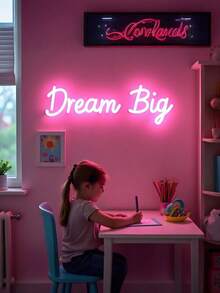 1 Pc Custom Dimmable LED Neon Sign, Personalized With Name Or Text, Adjustable USB Powered Festival Light – ,Heart Or Handwritten Style, Minimalist Modern Aesthetic –Perfect For Wall Decor, Christmas, Halloween, Party, Halloween, Thanksgiving, Bar, Bedroom, Women, Girl, Wedding, Birthday, Game Room & More - Easy To Clean,