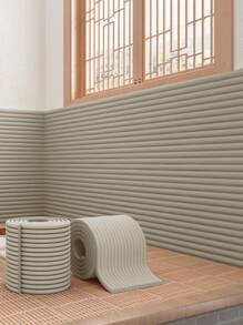 1 Piece Home Decor, 3D Wall Panels, Collision-Proof Soft Padded Wall Sticker, Tatami Soft Pack Headboard Wall Protector Cushion, Windowsill, Odorless, Cool, Heat-Insulating, Peel-And-Stick, Strong Adhesive, Easy To Use