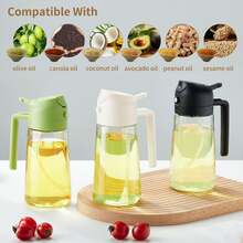 2 In 1 Olive Oil Dispenser And Oil Sprayer - Multicolor - View 6