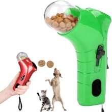 Cat Treat Shooter Gun, Handheld Interactive Pet Training Feeder, Pet Snack Slinger For Exercise Training, Fun Food Dispenser Guns Toy, Cats Dog Food Shooter Launchers For Indoor Outdoor