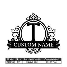 1 Logotipo de arte en metal fino - Logotipo personalizado con apellido, diseño de nombre, decoración del hogar con iniciales personalizadas en miniatura, estilo clásico, decoración de pared duradera montada en la pared para fiestas temáticas, regalos entrañables perfectos para amigos y familiares, regalos de boda personalizables, multifuncional, duradero, ornamental, reutilizable, exquisito, elegante, de alta calidad, colorido, moderno, personalizado, único, decoración del hogar, colgantes de pared personalizados - Multicolor - Ver 29