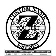 1 Fine Metal Art Logo - Personalized Last Name Logo, Name Design, Home Decoration With Custom Initials Thumbnail, Classic Style, Durable Wall-Mounted Wall Art Decoration For Theme Parties, Perfect Heartfelt Gifts For Friends And Family, Customizable Wedding Gifts.,Multi-Functional,Durable,Ornamental,Reusable,Exquisite,Stylish,High-Quality,Colorful,Modern,Custom,Personalized,Unique,Home Decor,Home Decor