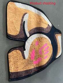 1pc Luxury Dollar Sign Bow Decor Carpet, Unique Modern Financial Art Rug, Decorative Carpet, Bedroom Decor, Small Rug, Carpet, Home Decor, Living Room Rug, Living Room Small Rug, Bedroom Rug, Living Room Home Decor, Outdoor Rug, Washable Rug, Plush Rug, Furry Rug, Autumn/Winter Rug, Thick/Plush