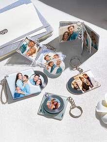 1 pieza Llavero de álbum de CD personalizado con función NFC, se puede personalizar con foto, se puede personalizar con etiqueta NFC Mini CD álbum llavero, llavero de foto personalizado, regalo de cumpleaños único, regalo para amigos, regalo personalizado para amantes de la música, regalo de boda y llavero de , regalo del Día de la Madre, regalo del Día del Padre, regalo para ella/él, regalo para mamá/papá - Multicolor - Ver 4