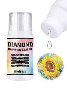 480ml/60ml/120ml/200ml Diamond Painting Glue Topcoat, High Gloss Surface Lasting Sealant For Home DIY Diamond Painting And Puzzles - Diamond Painting Sealant - View 15
