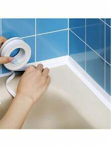 1pc White Multi-Purpose Waterproof Sealing Tape For Kitchen & Bathroom Back To School - White - View 6