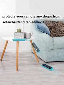 1 Piece Of Bright Luminous Silicone Remote Control Cover For Hisense And Roku TVS - Neon Green, Blue, Pink, White, Purple With Lanyhook, Anti-Slip Protective Cover, Supports 15 Devices, No Battery Required,Suitable For Families, Schools, Offices, Travel, Bags, Organizers, And Storage - Multicolor - View 6