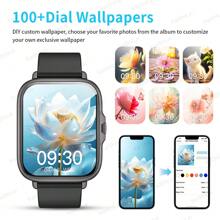 New Hot 1.83" Full Screen Smart Watch, Unisex, Comfortable Silicone Strap, Dial/Answer Calls, Calorie Counter, Multi-Sport Modes, Notification Alerts, Suitable For Android & IOS, Perfect Gift For Festivals And Celebrations