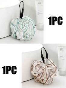 4PCS High-Grade Bath Ball, New Bath Flower, Soft And Durable Cute Girl Bath Ball, Bath Back Rubbing Bath Ball, Loofah Bath Ball, Soft Loofah Bath Ball, Loofah Bath Ball Towel With Drawstring, Body Bath Sponge, Loofah Bath Towel For All Skin Types