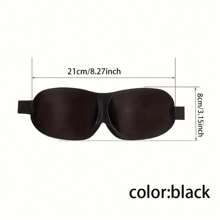 1 pièce Masque pour les yeux léger et respirant, Masque pour les yeux 3D doux et confortable adapté pour le sommeil, la sieste, les voyages, le travail de nuit, le yoga et la méditation