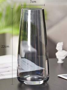 Elegant Solid Color Glass Vase, Suitable For Home And Office Decoration - Multifunctional Cylindrical Design, Applicable For Living Room, Bedroom, Study - Perfect Complement For Fresh Flowers And Floral Arrangements - Multicolor - View 5