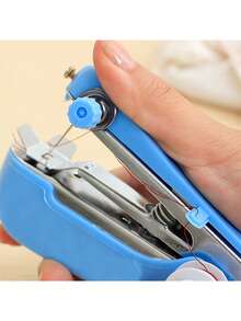 1pc Portable Handheld Sewing Machine - Quick Stitch Repair Tool With Adjustable Tension Knob, Great For Quick Repairs, Available In Lemon Yellow/Orange/White/Purple/Red, Sewing Machine Accessories - Multicolor - View 7