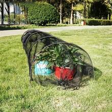 1pc Adjustable Black Garden Net, Expandable Polyester Mesh For Pest Control, Protects Vegetable Garden From Insects, Rodents And Snakes - Black - View 6