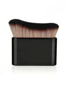 1支玫瑰金腮红/修容双头刷，歌舞伎粉底刷，腮红刷，眼影刷，修容刷，面部及颈部刷，双密度化妆刷，粉底刷，遮瑕刷，腮红刷，轮廓刷，修容刷，散粉刷，粉底刷，腮红刷 - 金色 - 查看 1