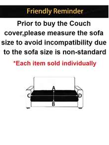 1pc Quilted Plush Sofa Cover, Solid Color Nordic Style Thickened 3D Design Sofa Protector, Non-Slip Anti-Scratch Sofa Slipcover For Living Room Bedroom Office, Fit 1-4 Seater Sofa With Armrest And Backrest - 淺灰色 - 查看 3