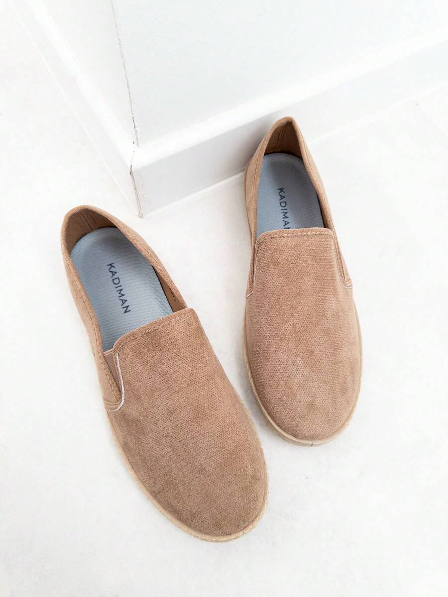 Herren-Espadrilles aus Canvas mit rutschfester Sohle, lässige, flache Espadrilles mit atmungsaktivem Strohgewebe, leichte Schlupfschuhe für den Sommerurlaub, mit hoher Qualität, einfach zu tragen und zu fahren, ideal für den täglichen Gebrauch, voraussichtliche Lieferzeit 1–3 Werktage (Halbinsel) - Khaki - Übersicht 1
