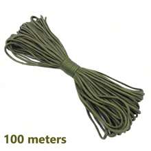 10/50/100M Black Nylon Macrame Cord - Versatile Braided String For Bracelets, Shamballa Rope & Crafts, 0.5-4mm Thickness