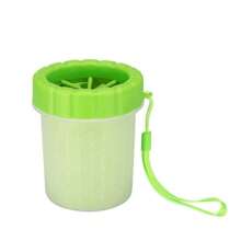 1 copo para limpeza de patas de cachorro, limpador de patas de cachorro, lavador de patas de cachorro, limpador de patas de animais de estimação, escova portátil de silicone para limpeza de animais de estimação, limpador de patas de cachorro, lavador de patas de gato, artigos para gatos, limpador de patas de animais de estimação de limpeza rápida, adequado para cães e gatos pequenos, médios e grandes. (Existem três cores para escolher)