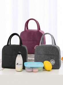 Insulated Lunch Bag Insulation Bento Pack Aluminum Foil Rice Bag Meal Pack Ice Pack Student Bento Lunch Handbag Insulation, Summer Outdoor Bags For Food, Picnic Camping Bags